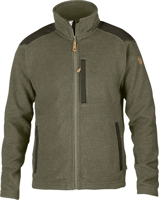 Fjällräven Buck Fleece Jacke laurel green/deep forest (Herren)