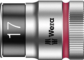 Wera 8790 HMC HF Zyklop Außensechskant Steckschlüssel 1/2", 17x37mm