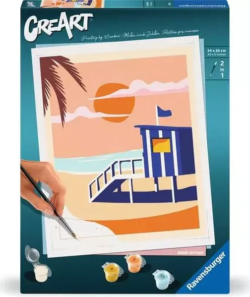 Ravensburger Malen nach Zahlen CreArt Strandhaus