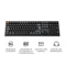 Keychron V6 Ultra 8K Wireless, schwarz, LEDs RGB, hot-swap, Keychron Silk POM RED, USB/Bluetooth, DE Vorschaubild