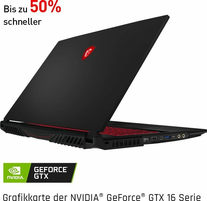 MSI GL75 Thin 9SE-228, Core i7-9750H, 16GB RAM, 256GB SSD, 1TB HDD, GeForce RTX 2060, DE