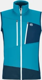 Ortovox Fleece Grid Funktionsweste mountain blue (Herren)