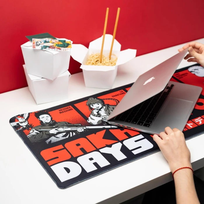Grupo Erik Editores Sakamoto Days XL Mousepad, 800x350mm, mehrfarbig
