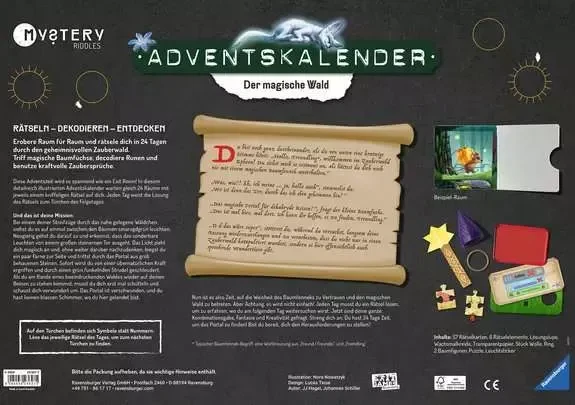 Ravensburger Mystery Adventskalender Der magische Wald