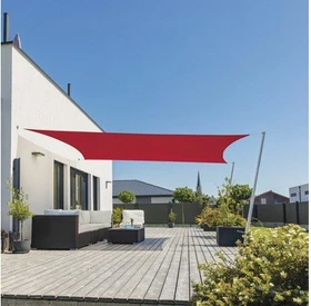 Windhager Cannes Sonnensegel 300x200cm rot