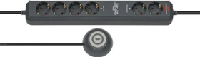 Brennenstuhl Eco-Line Comfort, 6-fach, 1.5m, anthrazit