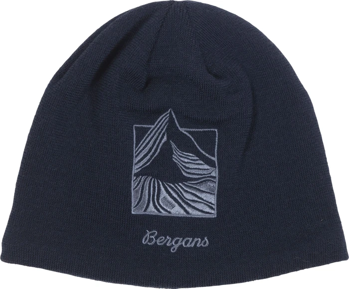 Bergans Rabot Fleece Lined Wool Beanie navy blue (Damen)