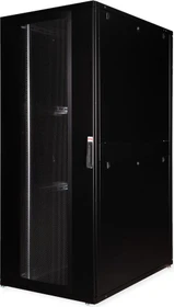 Roline / Secomp Pro Serie 19" Serverschrank 42HE, montiert, Gitternetztür, IP20, RAL 9005, 1200mm tief