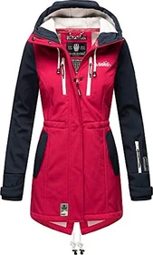 Marikoo Zimtzicke Mantel fuchsia navy (Damen)