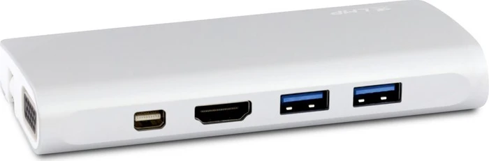 LMP USB-C Travel Dock, 9-Port, USB-C 3.0 [Stecker], silber