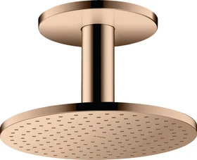 Hansgrohe Axor ShowerSolutions Kopfbrause 250 2jet mit Deckenanschluss polished red gold