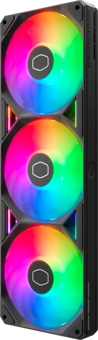 Cooler Master SickleFlow Edge 360 ARGB, schwarz/weiß, LED-Steuerung, 3x 120mm