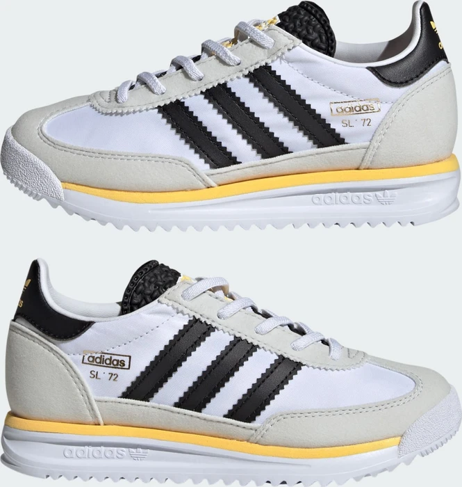 adidas SL 72 RS Elastic Laces cloud white/core black/spark (Junior)