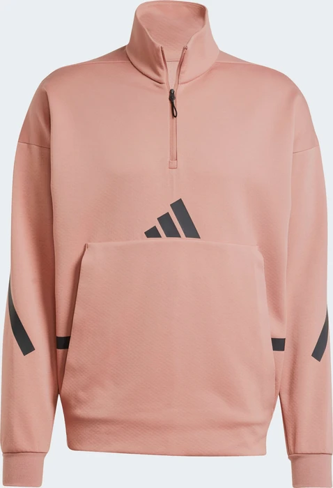 adidas Z.N.E. Quarter-Zip Sweatshirt warm clay (Herren)