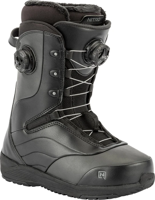 Nitro Crown BOA Softboot schwarz (Damen) (Modell 2025/2026)