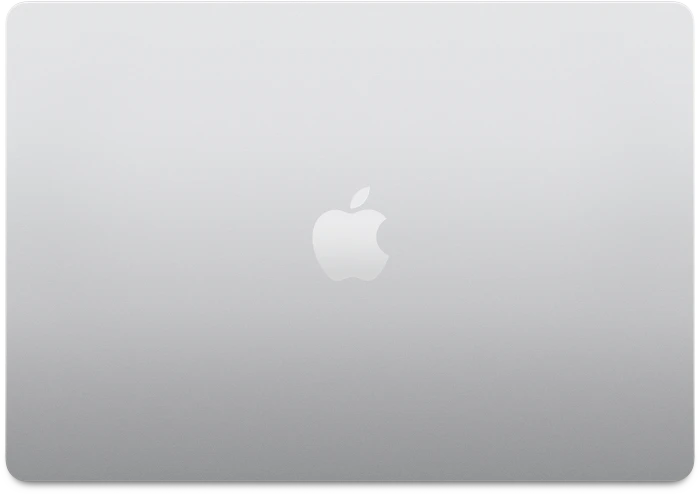 Apple MacBook Air 15", silber, M3 - 8 Core CPU / 10 Core GPU, 8GB RAM, 256GB SSD, DE [2024]