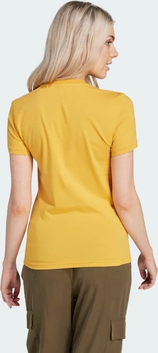 adidas Loungewear Essentials Slim Logo T-Shirt kurzarm preloved yellow/white (Damen)