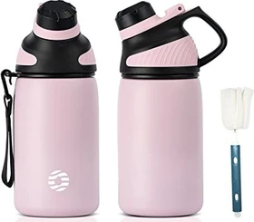 FJbottle Magnetische Isolierflasche 400ml rosa