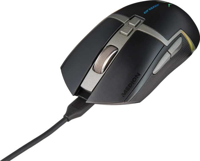 Medion Erazer Supporter P13 Wireless Gaming Mouse, schwarz, USB