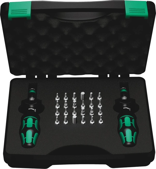 Wera Kraftform Serie 7400 7440/41/42 Drehmoment Bitset inkl. Werkzeugbox