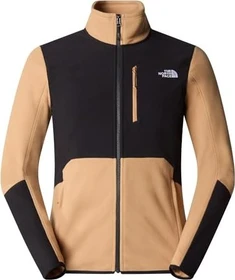 The North Face Glacier Pro Fleece Jacke almond butter/tnf black (Herren)