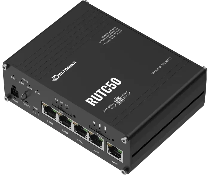 Teltonika RUTC50, Router, eSIM, 5G