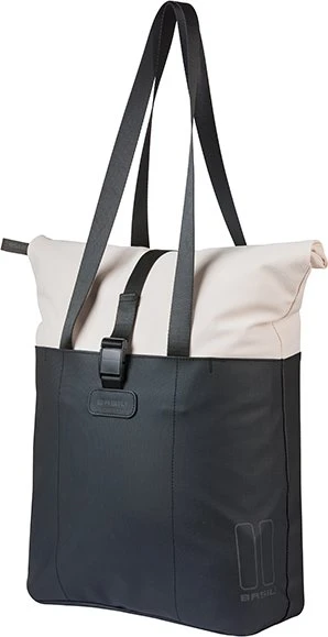 Basil Vive Shopper MIK Hooks Gepäcktasche off-white/black
