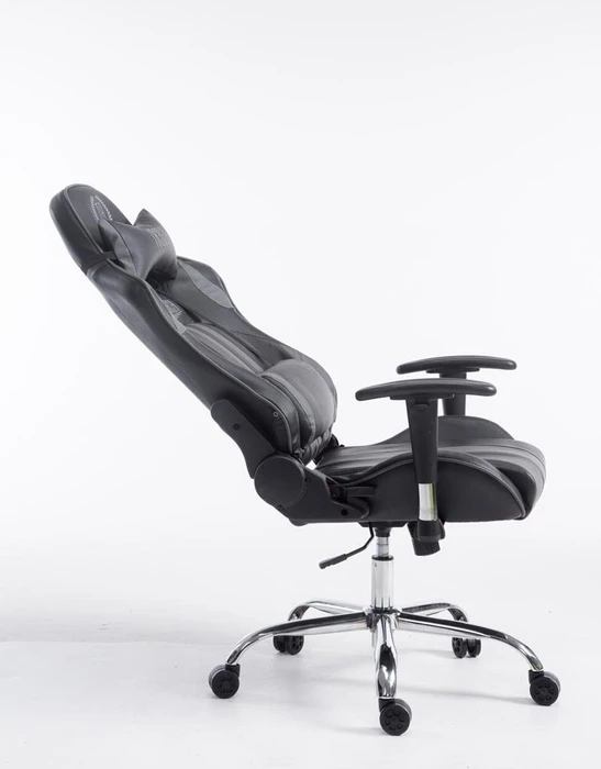 CLP Racing Limit V2 Kunstleder Gamingstuhl, schwarz/grau