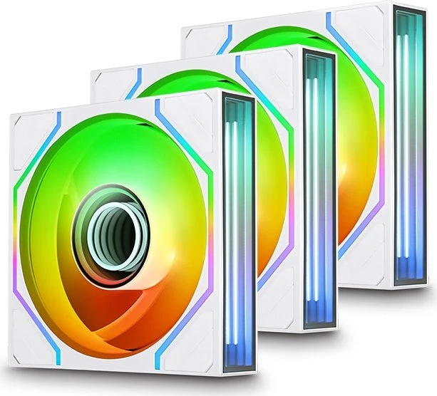 Thermaltake SWAFAN 120 EX INFINITY ARGB Sync Snow, weiß, 124mm, 3er-Pack