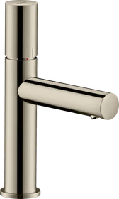 Hansgrohe Axor Uno Waschbeckenarmatur 110 mit Zerogriff und Ablaufgarnitur polished nickel