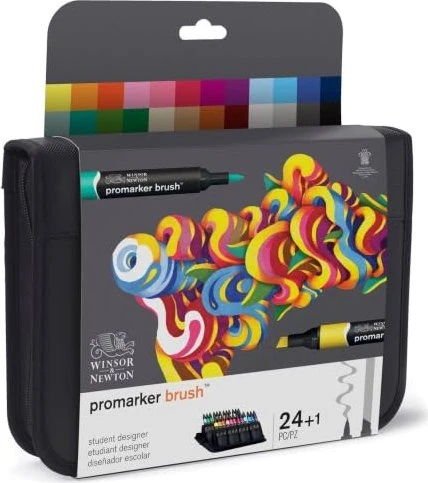 Winsor & Newton Promarker Brush sortiert, 24er-Set