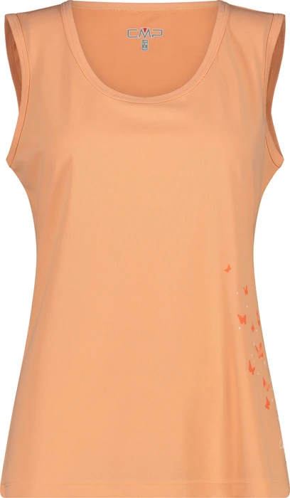 CMP Frontgrafik Tanktop Funktionsshirt ärmellos salmone (Damen)