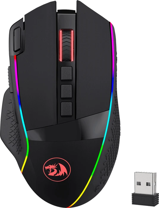 Redragon M991 Wireless Gaming Mouse RGB schwarz, USB