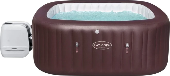 Bestway Lay-Z-Spa Maldives HydroJet Pro WLAN Whirlpool quadratisch 201x201x80cm