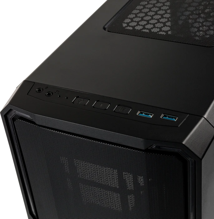 BitFenix Enso Mesh 4ARGB, schwarz, Glasfenster