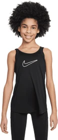 Nike One Classic Dri-FIT Funktionsshirt ärmellos schwarz/weiß (Junior)