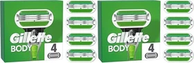 Gillette Body Rasierklinge, 4 Stück