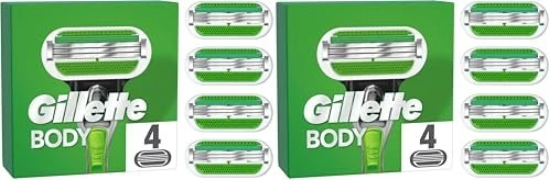 Gillette Body Rasierklinge, 4 Stück