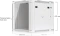Ubiquiti 12U Rack Cabinet, 19" Wandgehäuse 12HE, Glastür, weiß, 703mm tief Vorschaubild