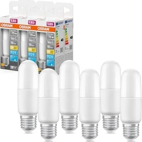 Osram Ledvance LED Star Stick 75 9W/827 E27 FR, 6 Stück