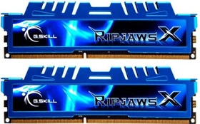 G.Skill RipJawsX blau UDIMM 16GB Kit, DDR3-2133, CL10-12-12-31, 2R