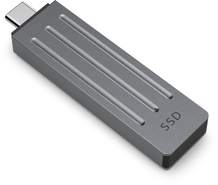 Seagate Ultra Compact SSD +Rescue 1TB dunkelgrau, USB-C, USB 3.2 Gen 2×1