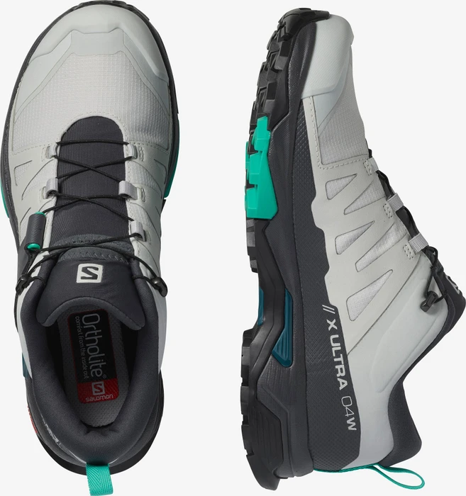 Salomon X Ultra 4 GTX lunar rock/ebony/mint leaf (Damen)