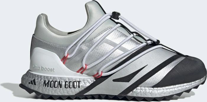 adidas x Moon Boot Ultraboost 1.0 silver metallic/core black/semi lucid red