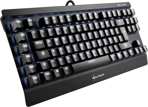 Sharkoon Skiller Mech SGK2, LEDs weiß, Kailh BLUE, USB, DE