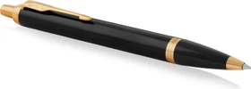 Parker IM Kugelschreiber black lacquer/gold trim, Geschenkbox