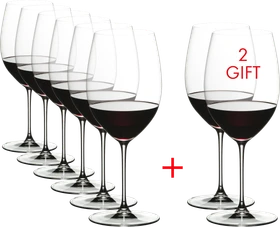Riedel Veritas Cabernet/Merlotglas, 8 Stück
