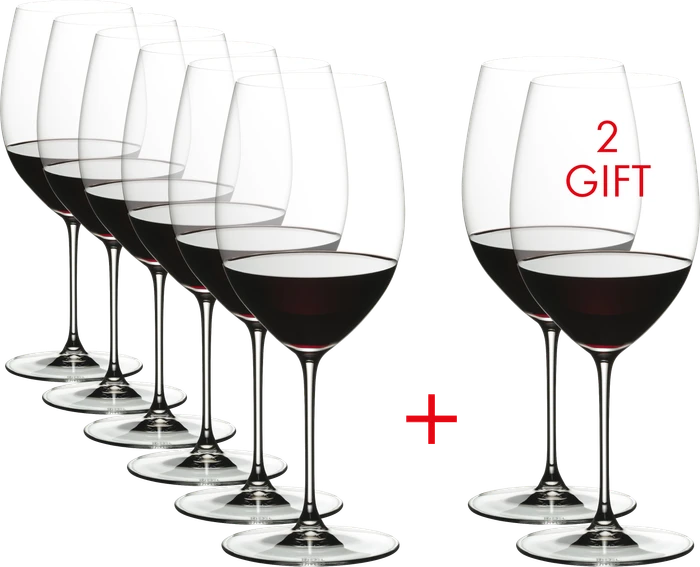 Riedel Veritas Cabernet/Merlotglas, 8 Stück