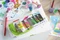 Kreul Kids Art Bastelfarbe, 8 Farben, 20ml, 8er-Set Vorschaubild