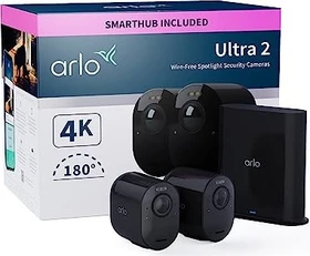 Arlo Ultra 2 Kit schwarz, 2 Kameras, Set